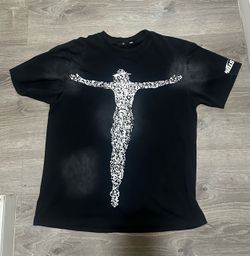 Black Graphic QR Code Figure T-Shirt