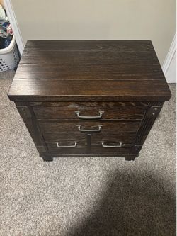 Wood Nightstand
