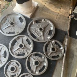 Set Of Troy VTX Olympic Weights Plates 