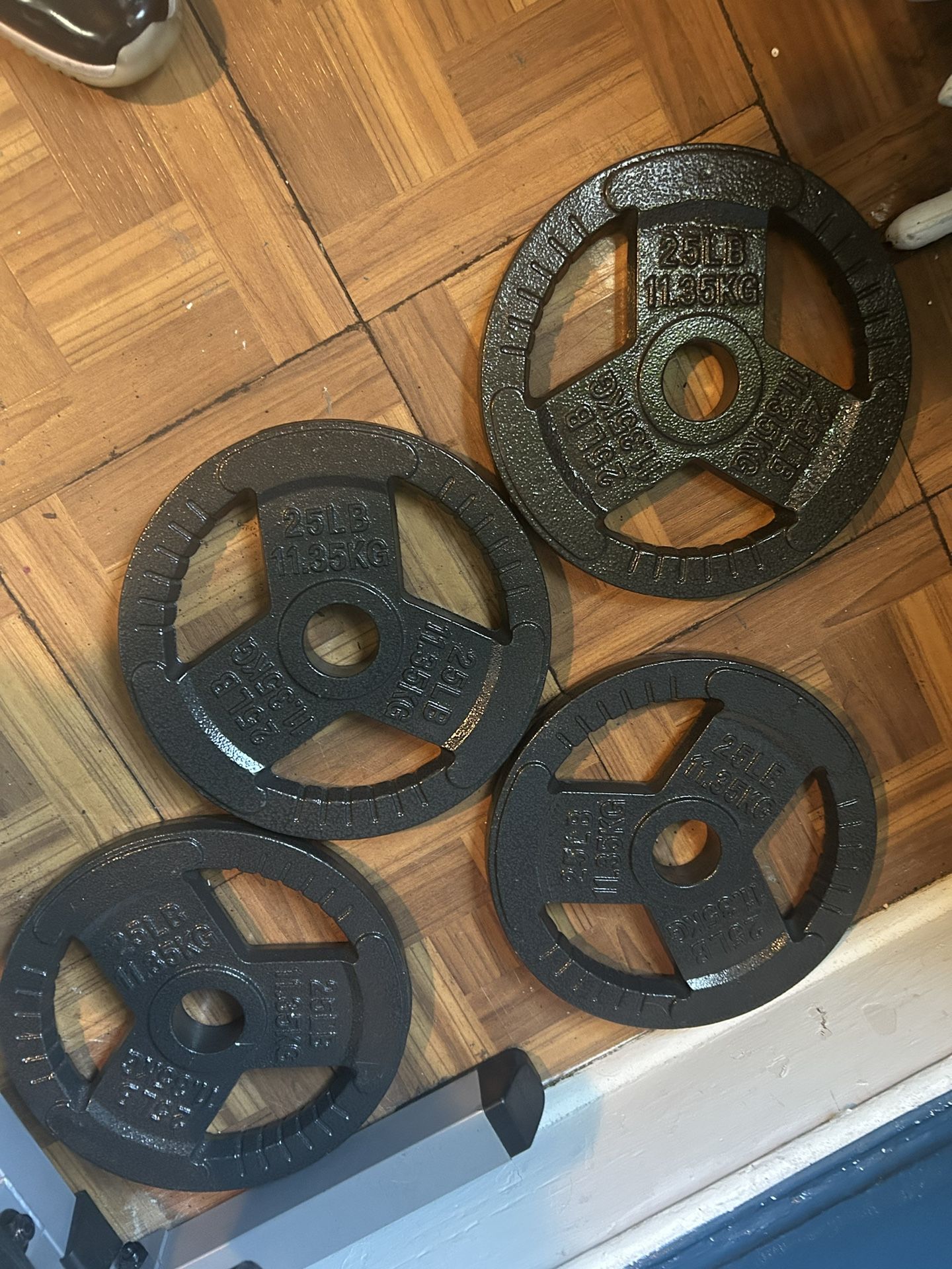 4-25lbs Olympic Weight Plates 