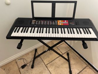 Yamaha PSR F51 Portable Electronic Keyboard with Proline Stand
