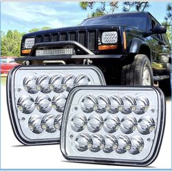 5x7 LED Headlights for Truck Chevy Cherokee Tacoma Ford Van Sedans, H6054