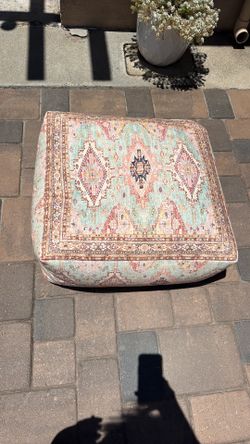 Bohemian style floor pouf