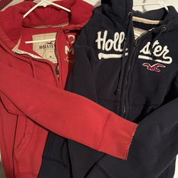 Two Hollister Hoodies Size M