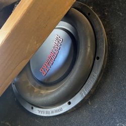 12in Earthquake Sun And 1200 Watt Sony Amy