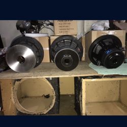 3 — 10inch Subwoofers