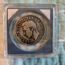 1944 Silver Coin Canada 50 Cents Georgi Vs vI 