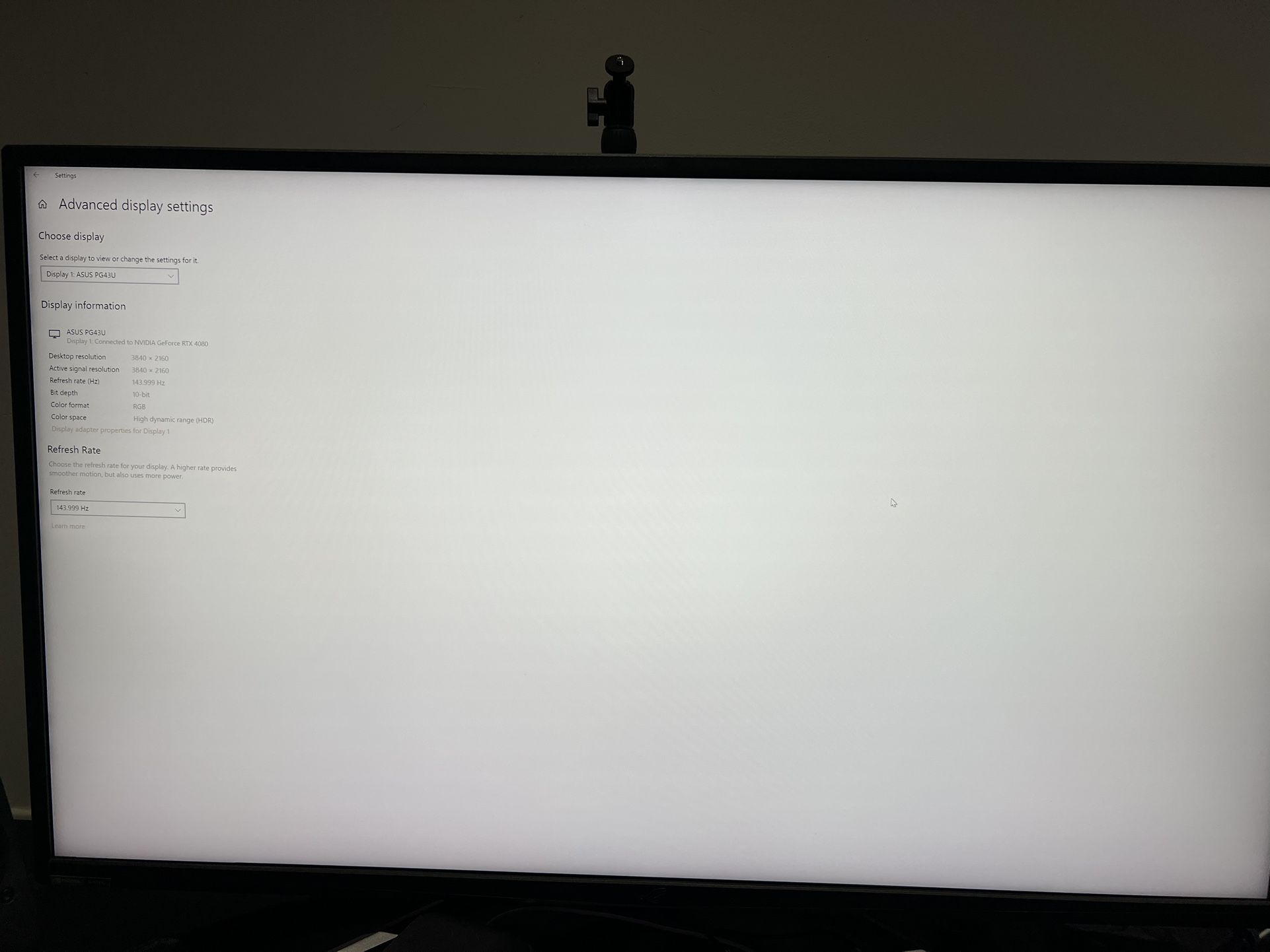 Asus PG43U 43” Gaming Monitor for Sale in Brea, CA OfferUp