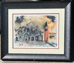 Salvador Dali Lithograph  COA