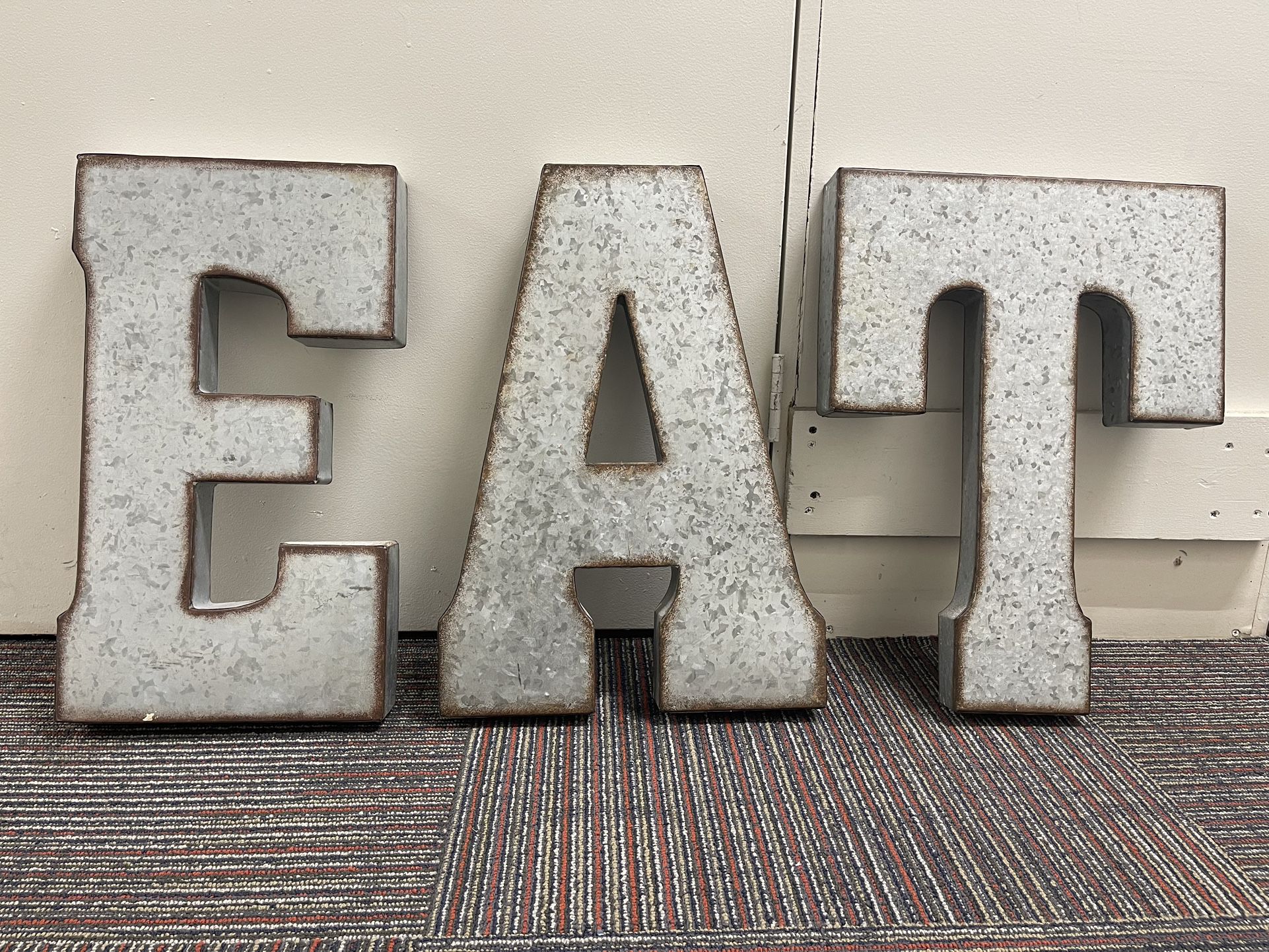 Large Metal Wall Letters