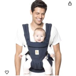 Ergobaby Omni Classic (formerly OMNI 360) All-Position Baby Carrier for Newborn to Toddler with Lumbar Support and Cool Air Mesh, 7-45 Pounds, Onyx Bl