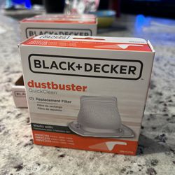 BLACK+DECKER Hand Vacuum Filter, Washable, Replacement Filter