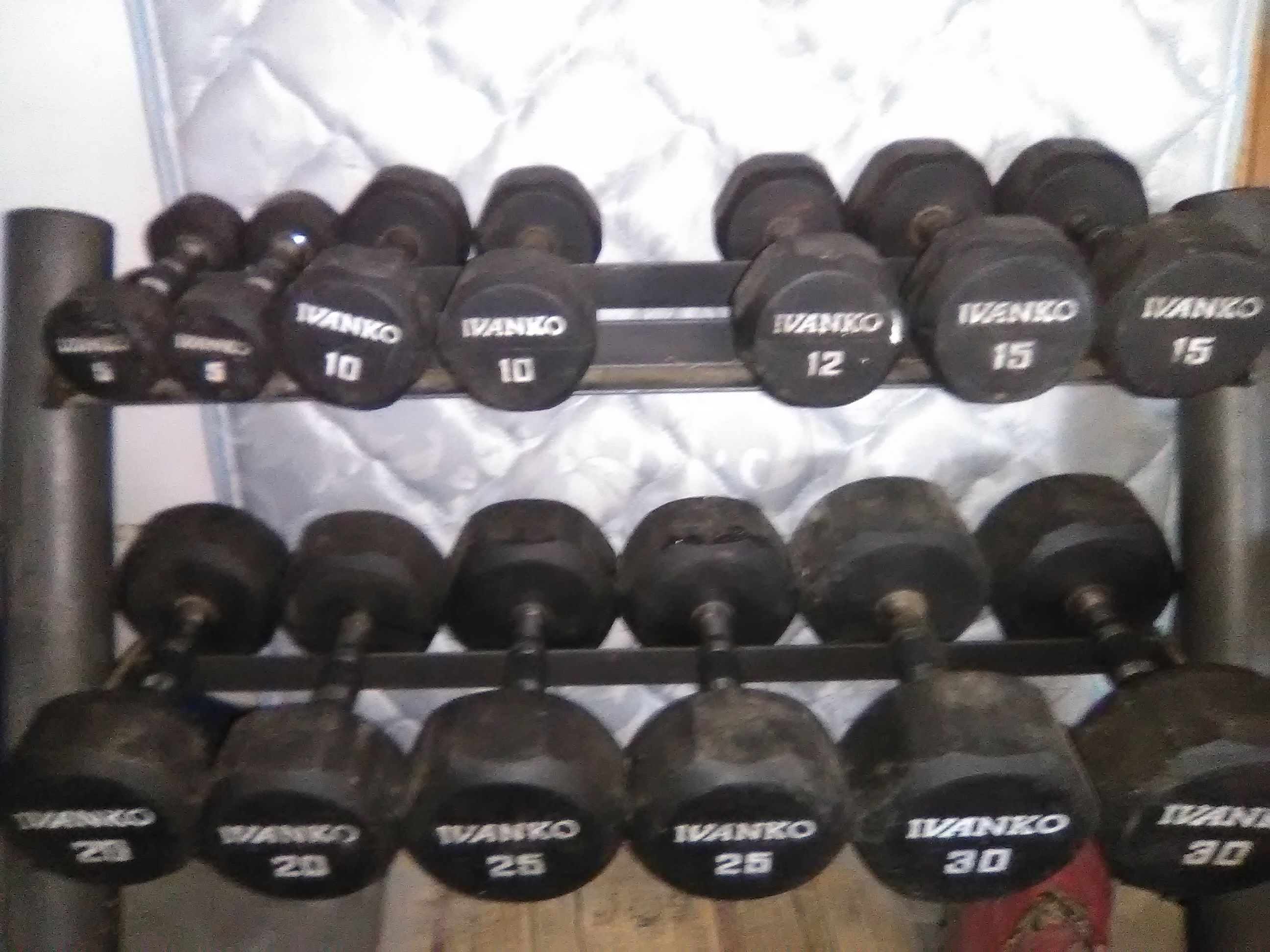 Ivanko weight set with stand