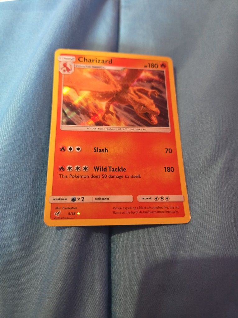 Pokemon Card Charizard Hp 180