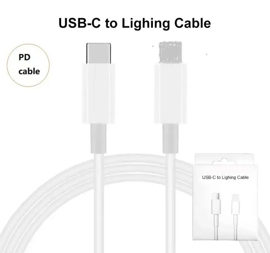 Original USB-C Charger Cable Charging Cord For iPhone 6 7 8 10 11 12 13 pro Max