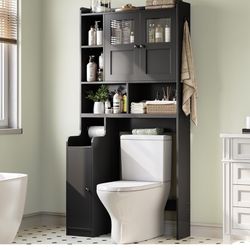 Over toilet storage .