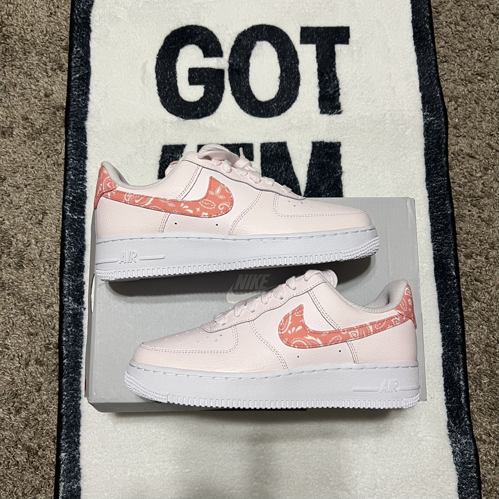 Wmns Air Force 1 ‘Pink Paisley’ Size 7.5