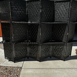 6-panel Folding Room Divider