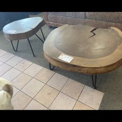 1 Coffee Table And 2  Side Tables (set)