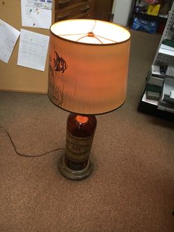 Antique John Jameson & son whisky bottle light