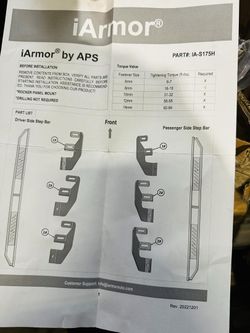 IA-fs175h Flat 6 inch iArmor
