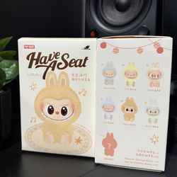 Brand New! Labubu The Monsters Have a Seat Vinyl Plush Pendant