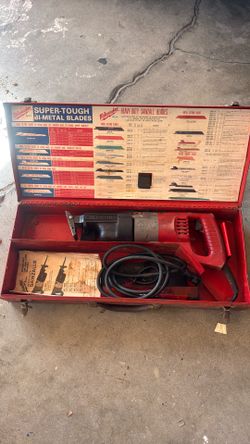 Heavy Duty Sawzall 6511 Electric Made In USA