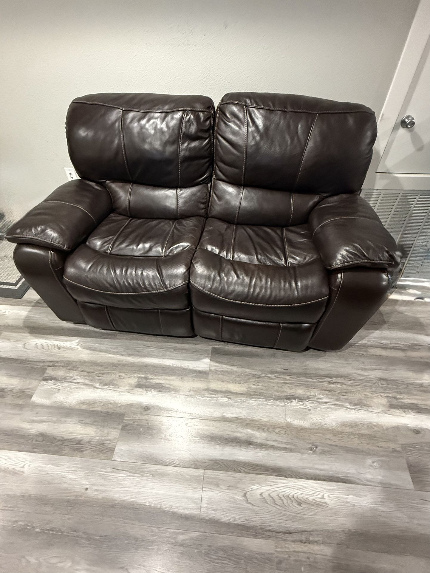 Great Leather 2 Seat Couch, 280 Or Best Offer