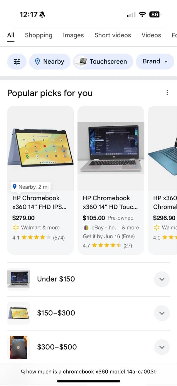 Chrome book x360