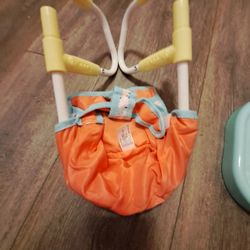 A cute high chair for dolls.