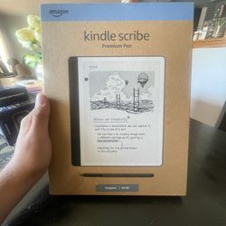 Amazon Kindle Scribe 64GB 10.2" Touchscreen Wi‑Fi USB‑C Tungsten w/ Premium Pen