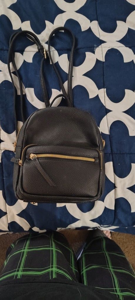 Leather Jacket Back Pack Purse/Bag