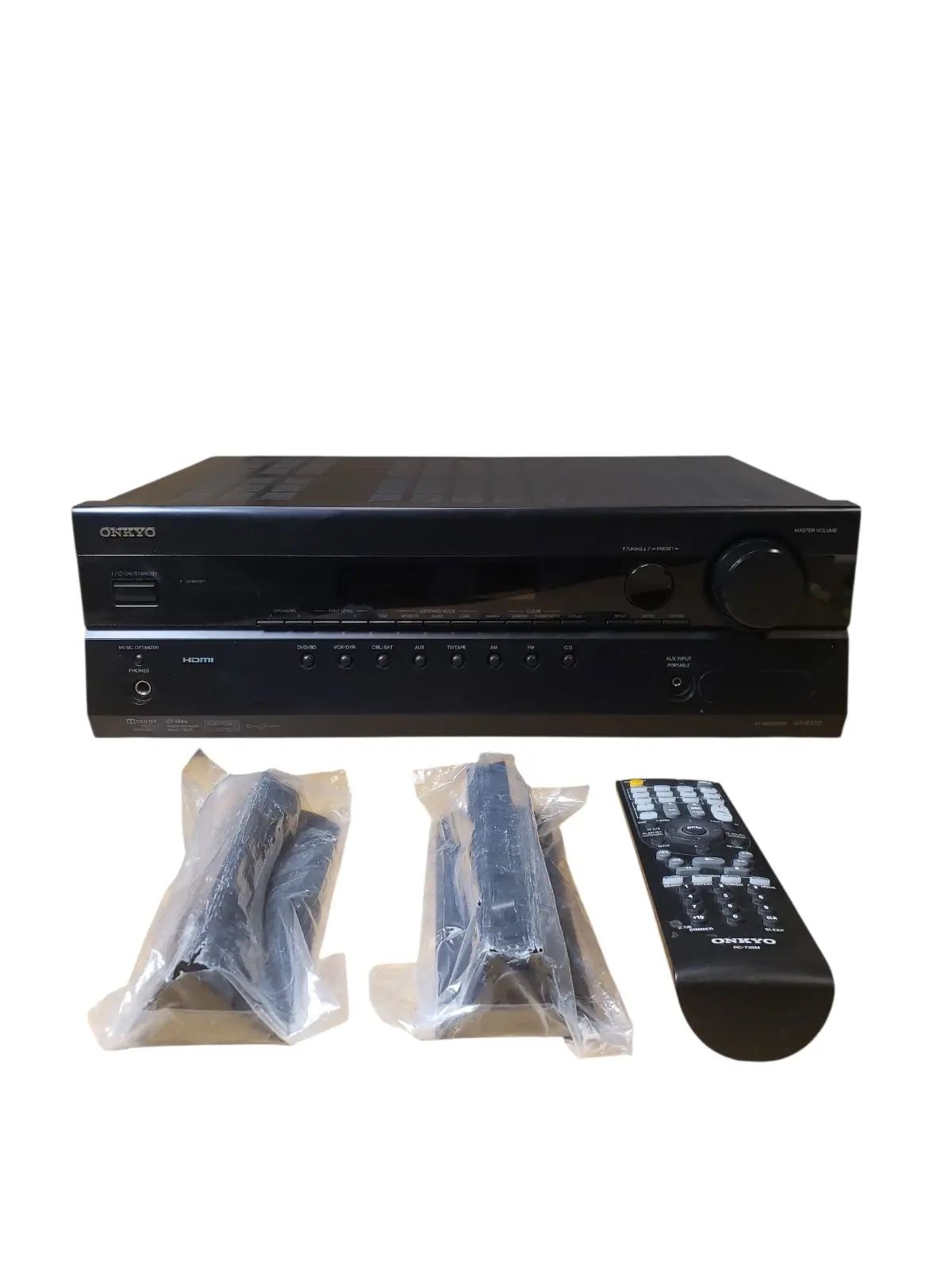 Onkyo HT-R370 5.1 HDMI Home Theater Audio/Video Receiver Tested good