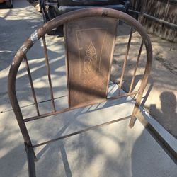 Antique Iron Twin Bed Frame