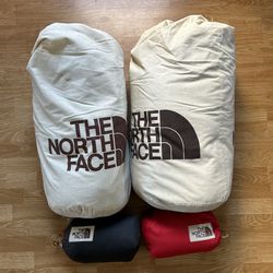 vintage north face camping gear sleeping bags & jackets down filled