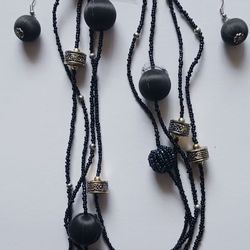 Black with Silver Set