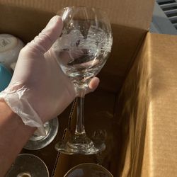 Mix Glass And Porcelain  