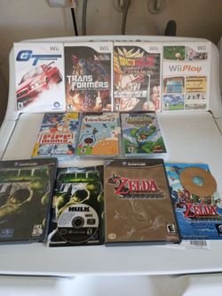 Nintendo Wii & GameCube Game Lot (9 Games)