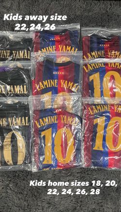 FC Barcelona Lamine Yamal #10 Kids Jersey