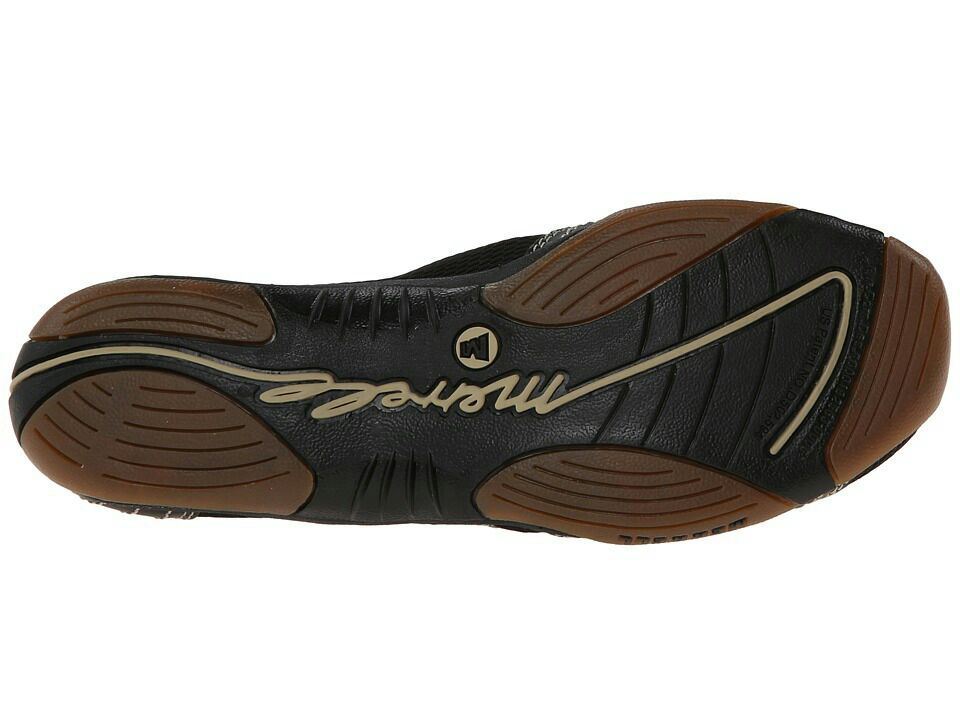 Merrell Barrado Black Leather Toe Zip Mesh Sport Athletic Women's Shoe ...