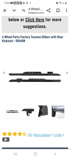 2016-2023 Toyota Tacoma Rock Sliders
