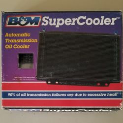 B&M 70268 SuperCooler ATM Oil Cooler Black Finish 