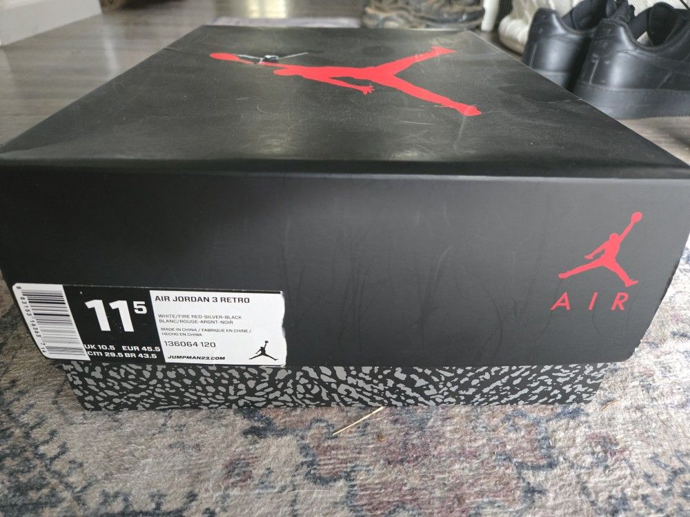11.5 Air Jordan 3 Retro