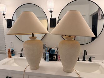 2 Table Lamps – $30