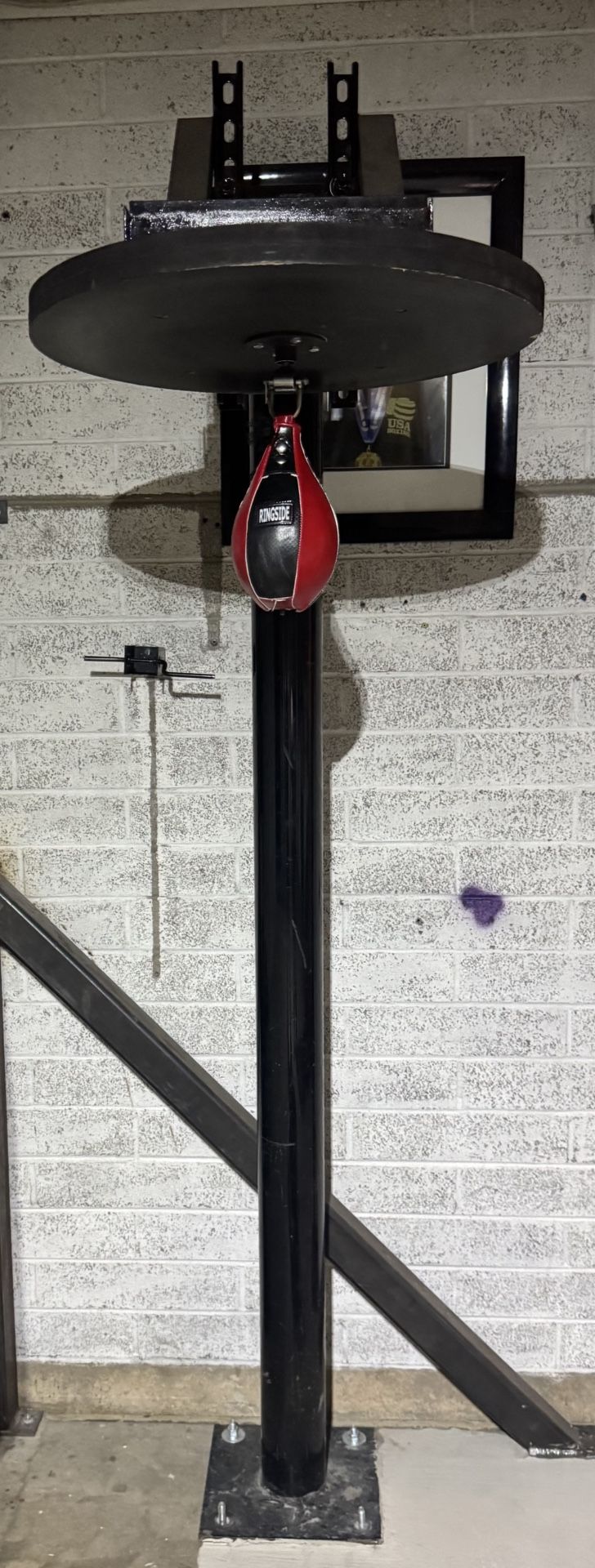 Custom Heavy Duty Adjustable Speed Bag Stand.