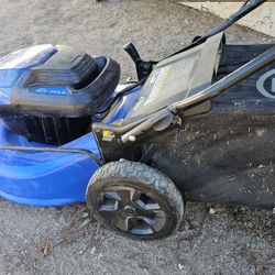 Kobalt Electric Cordless Lawn Mower. Runs Excellent. 