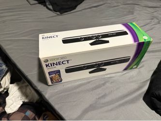 Xbox 360 Kinect Sensor and Kinect Adventures game