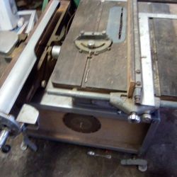 Two Giant Saw Tables 