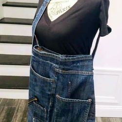 Denim Crossbody Bag 