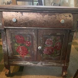 29 tall 30 wide 18 deep Antique cupboard cabinet 